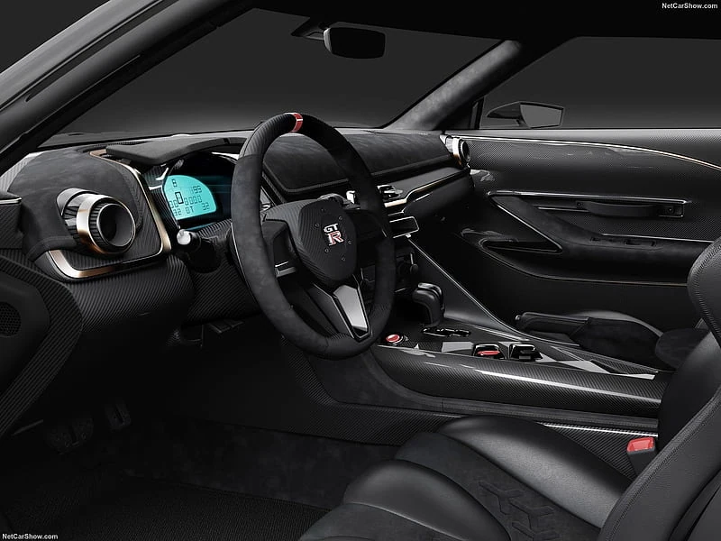Detailed view of a premium car interior
