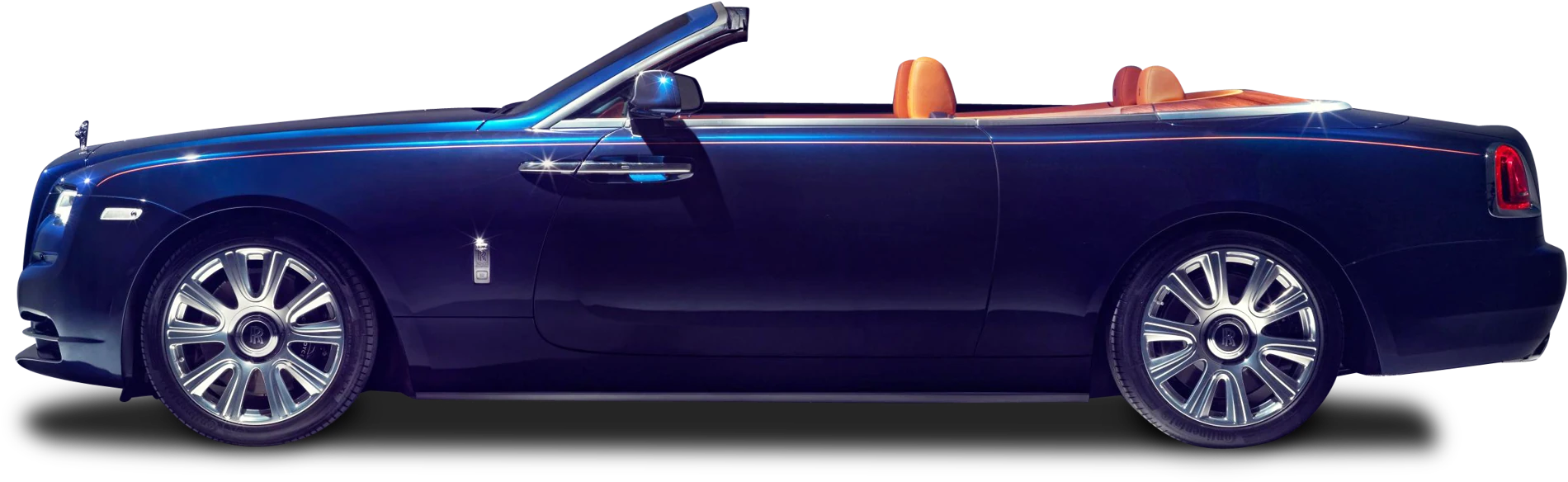 Silver performance sports car