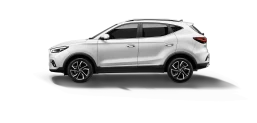 Pearl white compact SUV